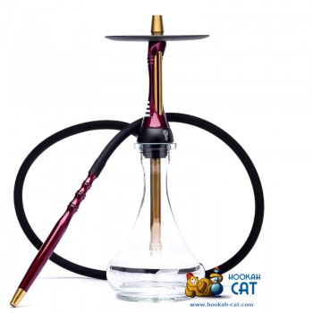 Кальян Alpha Hookah Model S Red Candy (Альфа Хука Модель С Красный Лаковый) - фото 1